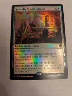 Friendly Neighborhood - MTG - Marvel Spider Man, Foil, NM - Image 1