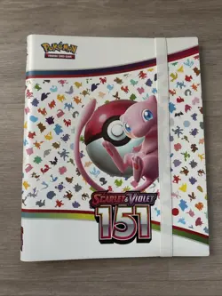 Pokemon Scarlet & Violet 151 - Mew Binder Collection - Binder Only NO CARDS - Image 1