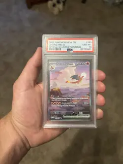 Pokemon 2023 EN-Mew 151 Charizard EX 199/165 Sir Gem Mint PSA 10 Graded - Image 1