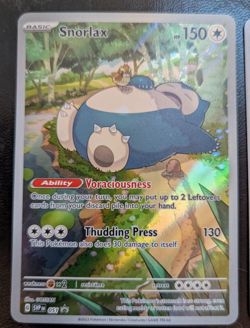Pokemon Snorlax 051 ENG and JPN versions 151 Scarlet & Violet Promo NM Condition - Image 3