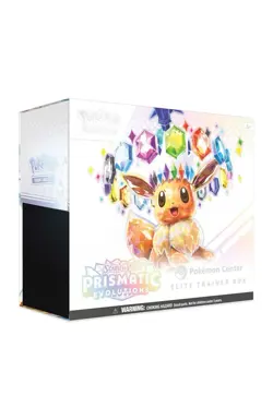 Pokemon Center Scarlet Violet Prismatic Evolutions Elite Trainer Box ETB IN HAND - Image 1