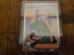 Pokemon TCG Mega Evolution Lt. Surge's Bargain 170/132 Full Art Prerelease - Image 1