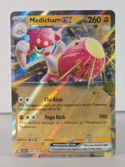 Medicham ex - Stellar Crown - 080/142 - Pokemon TCG - Double Rare - B - Image 1