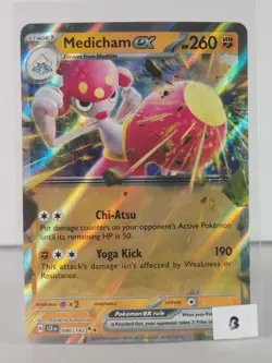 Medicham ex - Stellar Crown - 080/142 - Pokemon TCG - Double Rare - B - Image 2