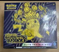 Pokemon TCG: Surging Sparks Elite Trainer Box ETB 9 Packs SV08 (Factory-Sealed) - Image 1