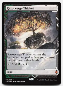 Razorverge Thicket Zendikar Rising Expeditions Regular - Image 1