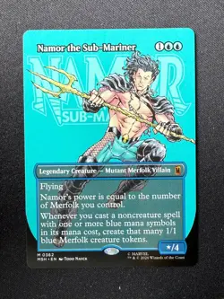 Namor the Sub-Mariner (BORDERLESS) - Marvel Super Heroes (Magic) NM - Image 1
