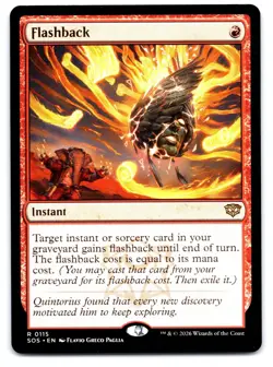 Flashback 115 Rare Secrets of Strixhaven Magic: The Gathering Near Mint - Image 1