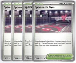 [4x Playset] Spikemuth Gym 169/182 Sv10: Destined Rivals Pokemon TCG - Image 1