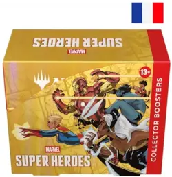 Magic Marvel Super Heroes Collector's Booster Box French FR Sealed Collection - Image 1