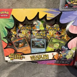 Pokemon TCG Ascended Heroes First Partner Deluxe Pin Collection Box Sealed New - Image 3