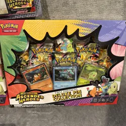 Pokemon TCG Ascended Heroes First Partner Deluxe Pin Collection Box Sealed New - Image 4
