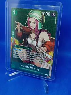 Jewelry Bonney Tournament Pack Vol. 3 Winner PR ST02-007 One Piece Stamped - Image 2