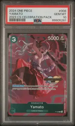 One Piece Yamato CS Event PACK PSA 10 - Image 1