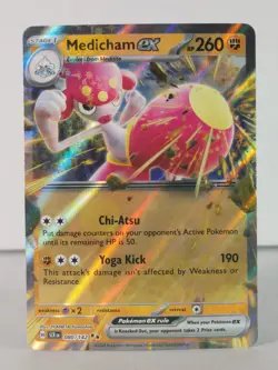 Medicham ex - Stellar Crown - 080/142 - Pokemon TCG - Double Rare - A - Image 1