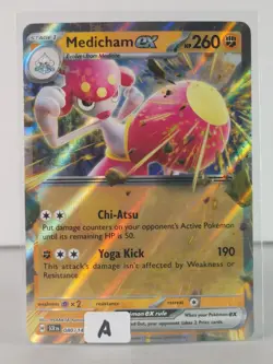 Medicham ex - Stellar Crown - 080/142 - Pokemon TCG - Double Rare - A - Image 2