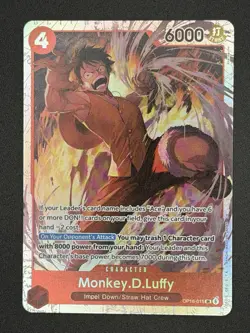 One Piece The Time of Battle OP-16 - Monkey.D.Luffy OP16-015 Super Rare - Image 1