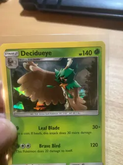 Pokemon Card Decidueye 11/149 Cracked Ice Holo Sun & Moon 2017 NM - Image 2