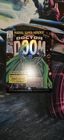 Doctor Doom - MTG - Marvel Super Heroes - Full Art Foil Comic Cover Treatment - Image 3