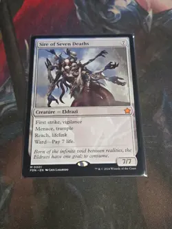 Sire of Seven Deaths | MTG FDN | Mythic Eldrazi Creature Commander EDH | NEW NM - Image 1