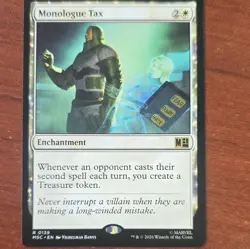 Magic: The Gathering Monologue Tax Rare Eng 0139 Marvel - Image 1