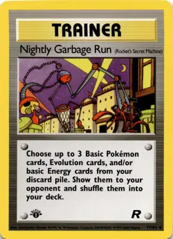 Nightly Garbage Run (Rocket's Secret Machine) MTG Team Rocket Uncommon 1st Ed... - Image 2