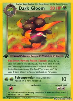 Dark Gloom MTG Team Rocket Uncommon 1st Edition NM Pack Fresh - Image 1