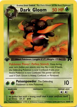 Dark Gloom MTG Team Rocket Uncommon 1st Edition NM Pack Fresh - Image 2