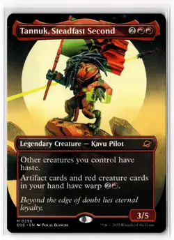 Tannuk, Steadfast Second (Borderless) 296 Edge of Eternities Normal NM - Image 1