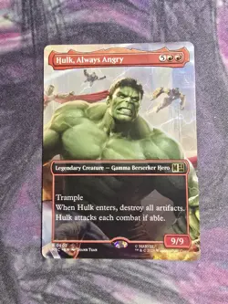Hulk, Always Angry (Borderless) Commander: Marvel Super Heroes Regular - Image 1