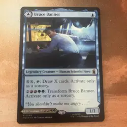Bruce Banner / The Incredible Hulk (Foil) Mythic MTG Marvel Super Heroes - Image 1