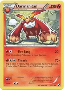 Darmanitan (#25/114) BW - Base Set LP Pokemon - Image 1