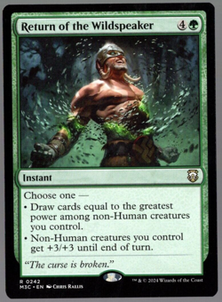 Return of the Wildspeaker 0242 Non Foil Rare Modern Horizons 3 MTG Near Mint - Image 1