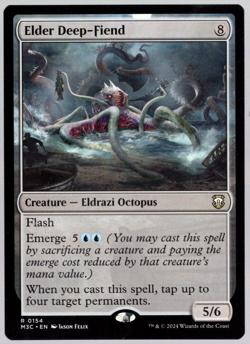 Elder Deep-Fiend 0154 Non Foil Rare Modern Horizons 3 MTG Near Mint - Image 1