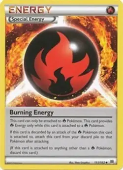 Burning Energy (#151/162) XY - BREAKthrough LP Pokemon - Image 1