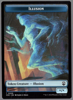 (x5) Illusion / Servo 0006-0033 Double Sided Token MH3 MTG NM - Image 1