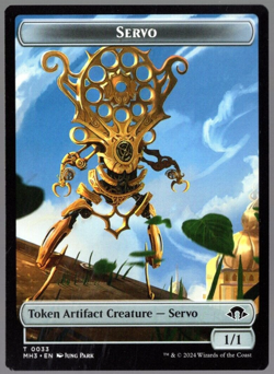 (x5) Illusion / Servo 0006-0033 Double Sided Token MH3 MTG NM - Image 2