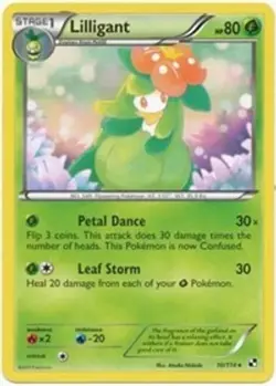 Lilligant (#10/114) BW - Base Set LP Pokemon - Image 1