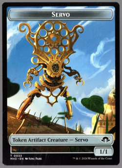 (x5) Aetherborn / Servo 0009-0033 Double Sided Token MH3 MTG NM - Image 2