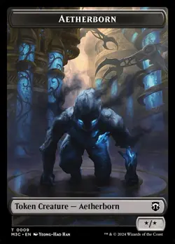 (x5) Aetherborn / Thopter 0009 Set of Double Sided Token MH3 MTG NM - Image 1
