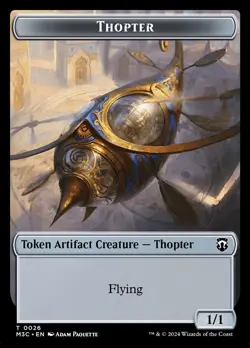 (x5) Aetherborn / Thopter 0009 Set of Double Sided Token MH3 MTG NM - Image 2