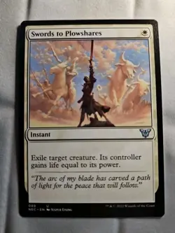 MTG Swords to Plowshares Commander: Kamigawa: Neon Dynasty Regular - Image 1