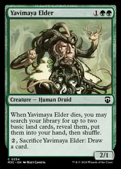 (x4) Yavimaya Elder 0254 Playset Common Modern Horizons 3 MTG NM - Image 1