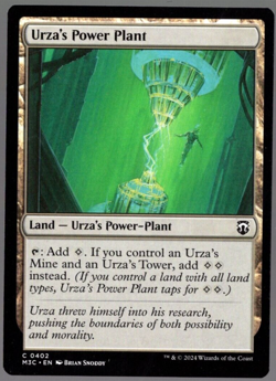 Urza's Power Plant 0402 Non Foil Common Modern Horizons 3 MTG Near Mint - Image 1