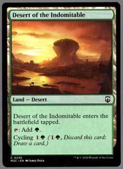(x4) Desert of the Indomitable 0336 Playset Non Foil Common MH3 MTG Near Mint - Image 1