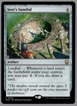 (x4) Seer's Sundial 0304 Playset Non Foil Rare Modern Horizons 3 MTG NM - Image 1