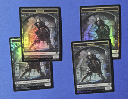 MTG Zombie Tokens Foil Playset - Eldritch Moon - Magic The Gathering Tokens Set - Image 3
