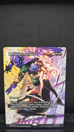 Relentless Assault (Borderless) Marvel Universe Eternal-Legal Regular - Image 1