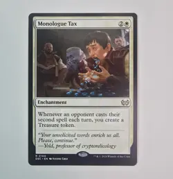 Monologue Tax MTG #100 Duskmourn: House of Horror Commander Near Mint Non-Foil - Image 1