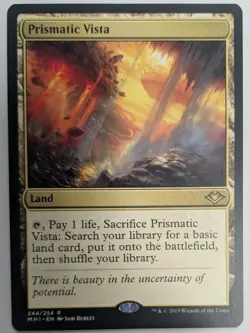 Modern Horizons PRISMATIC VISTA NM Magic MTG Free Shipping! - Image 1